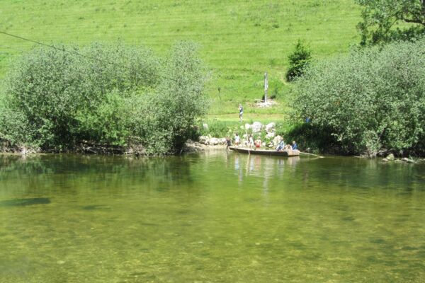 Grenzstein der 3 Kantonsbezirke
